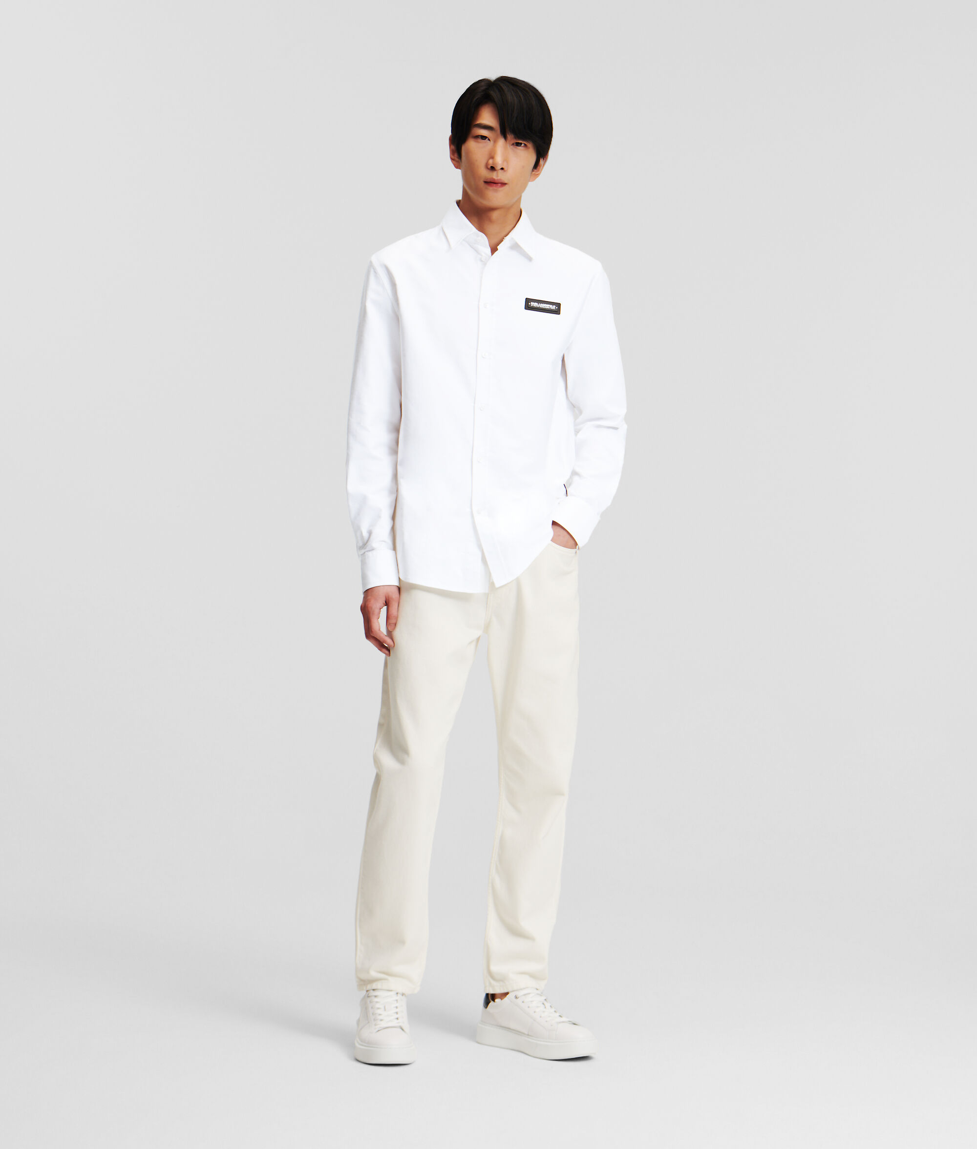 (image for) Unique Advantage KARL LOGO OXFORD SHIRT